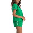 CALI LADIES KNITTED T-SHIRT GREEN on Sale