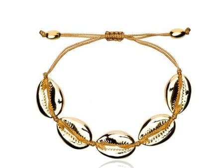 Emm copenhagen - Shell Armbånd - Forgyldt Online Hot Sale