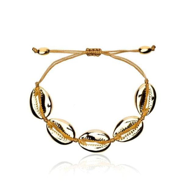 Emm copenhagen - Shell Armbånd - Forgyldt Online Hot Sale