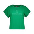 CALI LADIES KNITTED T-SHIRT GREEN on Sale