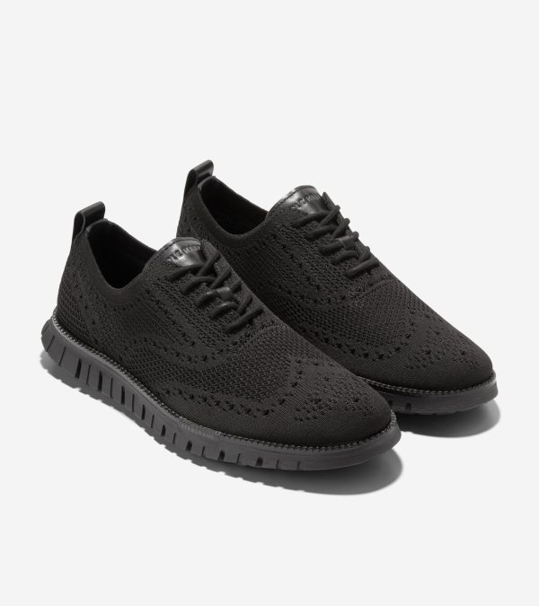 Men s ZERØGRAND Remastered Stitchlite™ Wingtip Oxfords on Sale