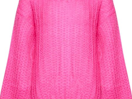 Noella - Joseph Knit Sweater - 031 Bright Pink Online Sale