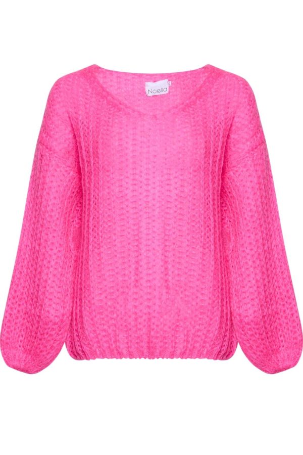 Noella - Joseph Knit Sweater - 031 Bright Pink Online Sale