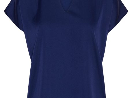 Karmamia - Vera Blouse - Sapphire For Cheap