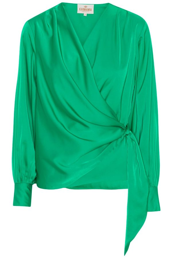 Karmamia - Ines Blouse - Emerald For Discount