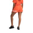 JOCELYN LADIES KNITTED SHORTS TANGERINE Online now