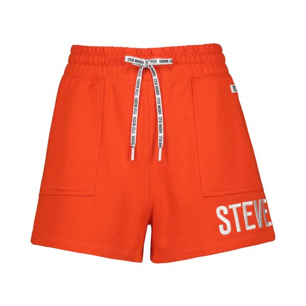 JOCELYN LADIES KNITTED SHORTS TANGERINE Online now