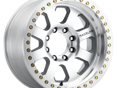 Raceline RT260M Avenger 17x9in   5x139.7 BP   0mm Offset   107.95mm Bore - Machined Beadlock Wheel For Sale