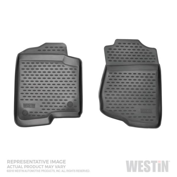 Westin 13-18 Ram 1500 2500 3500 Crew Cab Profile Floor Liners 2nd Row - Black Online now