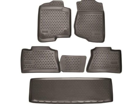 Westin 2015-2017 Cadillac Escalade w Bench Seats Profile Floor Liners 6pc - Black Online Hot Sale