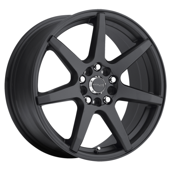 Raceline 131B Evo 17x7.5in   4x100 4x108 BP   40mm Offset   72.62mm Bore - Satin Black Wheel Supply