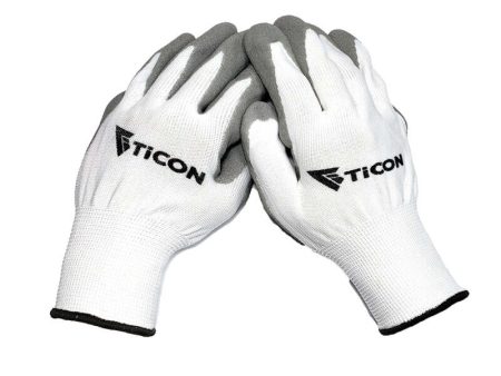 Ticon Industries Fabrication Basics Nitrile Coated Nylon Gloves 10pk - Large (Size 9) For Cheap