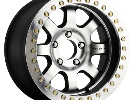 Raceline RT260 Avenger 17x8.5in 6x139.7 BP -32mm Offset 107.95mm Bore - Black & MACH. Beadlock Wheel Sale