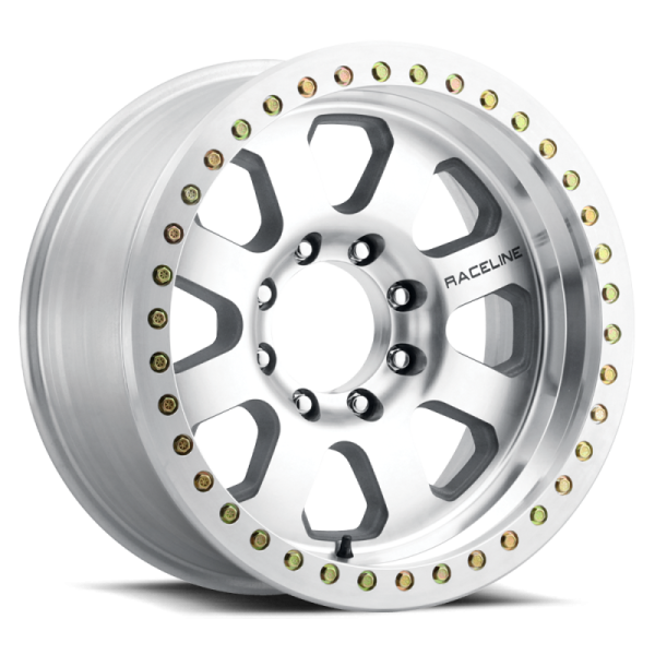 Raceline RT260M Avenger 17x9in   8x170 BP   -6mm Offset   130.81mm Bore - Machined Beadlock Wheel Online