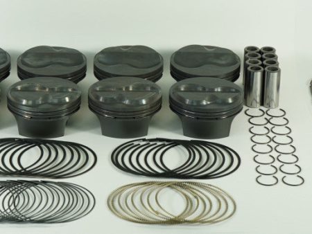 Mahle MS Chevrolet SB 395 Cid 4.165in Bore 3.625 Stroke 6.125 Rod 1.062R CH 4.0cc Pistons - Set of 8 Online Sale