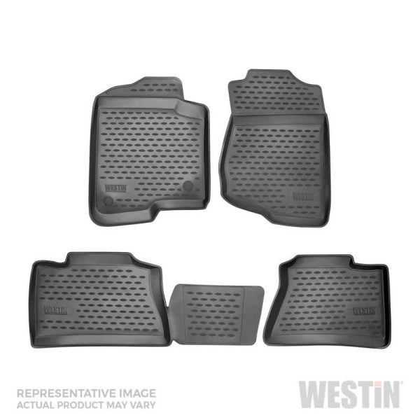 Westin 2004-2010 Toyota Sienna Profile Floor Liners 4pc - Black For Cheap