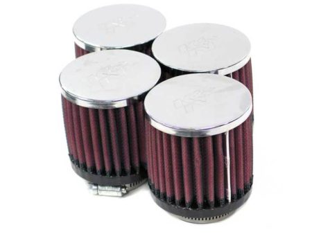 K&N Filter Universal Clamp-On Filter 2 1 16in Flange   3in OD   3in H - Box of 4 on Sale