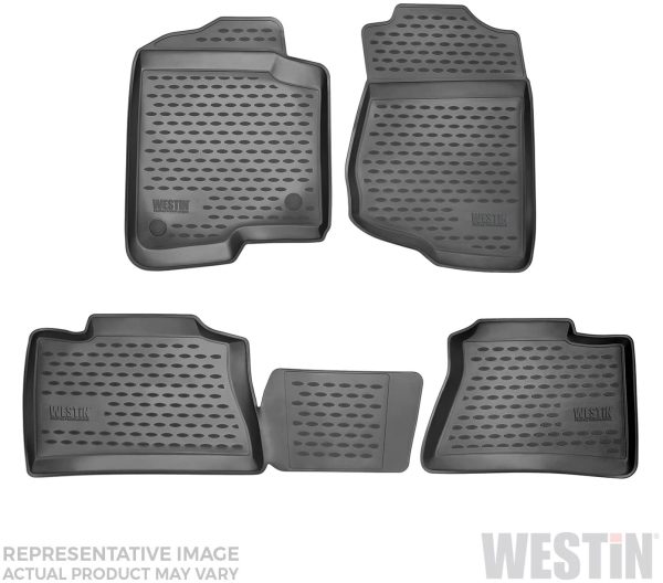 Westin 2011-2014 Ford Mustang Profile Floor Liners 4pc - Black Online Sale