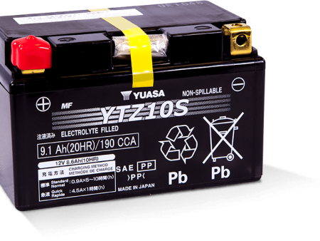 Yuasa YTZ10S Maintenance Free AGM 12 Volt Battery For Cheap