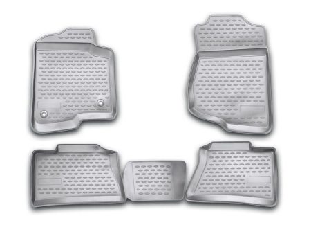 Westin 2007-2013 Chevrolet Silverado 1500 2500HD 3500HD Crew Cab Profile Floor Liners 4pc - Black Supply