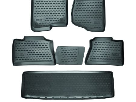 Westin 2008-2016 Chrysler Dodge Town & Country Grand Caravan Profile Floor Liners 4pc - Black Sale