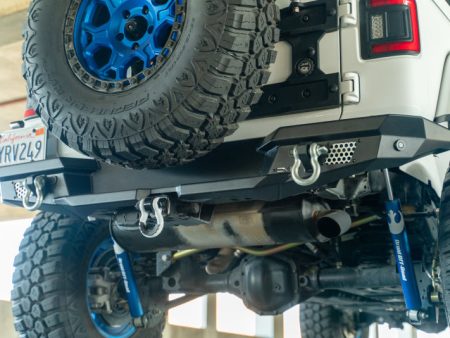 DV8 Offroad 2018 Jeep Wrangler JL MTO Series Rear Bumper w  Optional Tire Carrier Online Sale