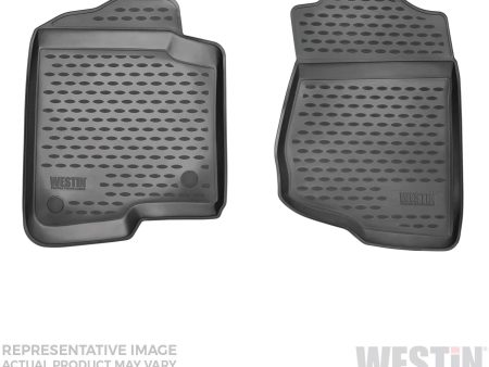 Westin 15-18 Ford F150 Regular Cab Profile Floor Liners Front Row - Black Cheap