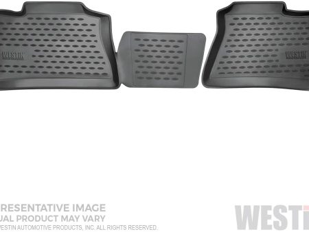 Westin 15-18 Ford F150 Super Cab Profile Floor Liners 2nd Row - Black For Cheap