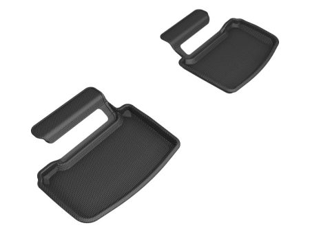 3D MAXpider 20-23 Porsche Taycan (9J1) Kagu Rear Floor Mat - Black For Discount