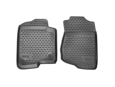 Westin 08-13 Cadillac CTS Sedan   Sport Wagon AWD Profile Floor Liners Front Row - Black Hot on Sale