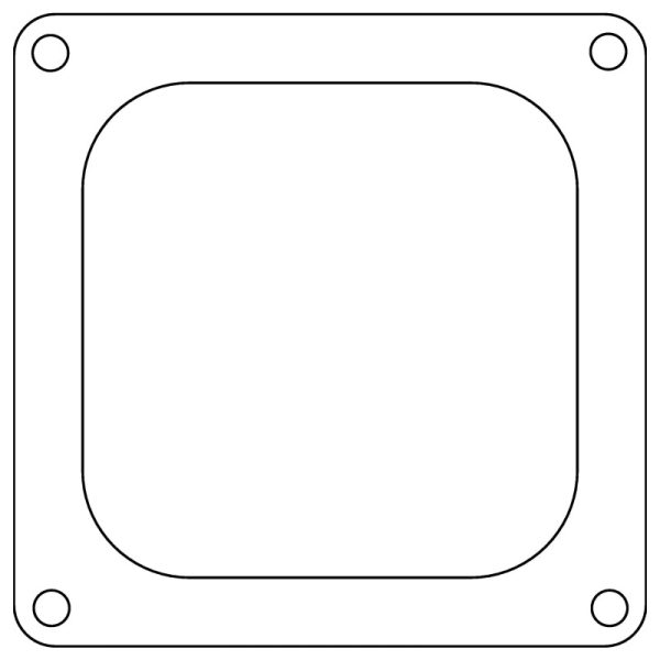 Cometic Holley 4500 Dominator .047in Fiber Carburetor Gasket - 4.775in x 4.775in - Open Plenum Supply