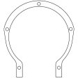 Cometic Ford Flathead V8 8BA 8CM .015in Fiber Timing Cover Gasket - 1948-1953 on Sale