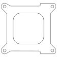 Cometic NASCAR 4 Barrel .047in Fiber Carburetor Throttle Body Mounting Gasket - Open Plenum Sale