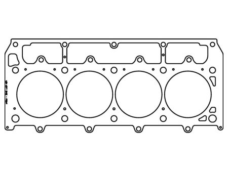 Cometic GM LSX Gen-4 Small Block V8 .040in MLX Cyl Head Gskt-4.165in Bore-1 2in and 3 8in Studs-LHS For Discount