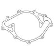 Cometic Ford 289 302 351 Windsor .031in Fiber Water Pump Gasket - Block To Plate - 1963-1969 For Discount