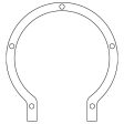 Cometic Ford 59A Flathead V8 .015in Fiber Timing Cover Gasket on Sale