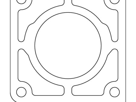 Cometic Ford 302 5.0L  .031in Fiber Throttle Body Gasket - 1986-1993 Fashion